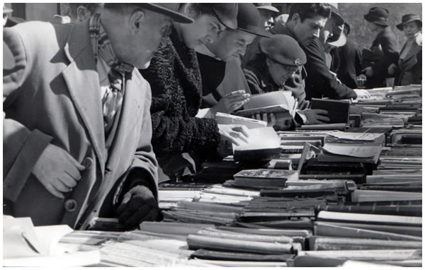 Hilde Lotz-Bauer: Campo dei Fiori, Book market